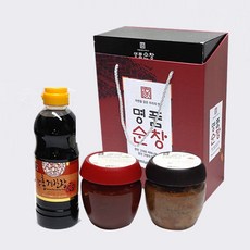 링크체 설선물세트 간장 된장 고추장 선물세트 3종, 3개, 500mg, 500ml