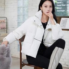 ZENCY 젠시 다운 하이넥숏패딩 여성겨울패딩