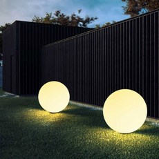 구슬등 잔디등 모양 Led 수목등 현관 원형 30cm 초승달 문주등 야외 안뜰 빌라 실외, 18 아래는 접전금, 1개