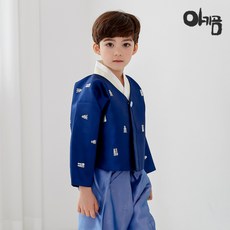 아기곰한복 남아한복 수복은박마고자