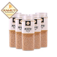 정품 카무트 쌀 고대곡물 기능성쌀 (1kgX5개), 카무트 1kg X 5개 (용기)