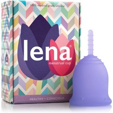 [미국 직구] Lena 여성 생리컵 Small Purple, 상세참조