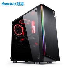 케이블타이 I컴퓨터상자 테이블식 DIY전측 RGB게임 수냉식 ATX큰판 본체 뒷선, T04-GS500X블랙색, 1개