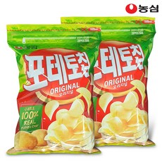 농심 포테토칩 오리지널 감자칩, 390g, 2개
