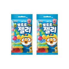 뽀로로 과일맛젤리 53g, 2개