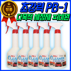 파이씨스 피비원 다목적 세정제 본체 600ml, 5개