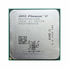 컴퓨터 AMD Phenom II X4 955 125W 3.2 GHz 쿼드 코어 CPU 프로세서 HDZ955FBK4DGM / HDX955FBK4DGI HDZ955FBK4DGI 소켓, 한개옵션0