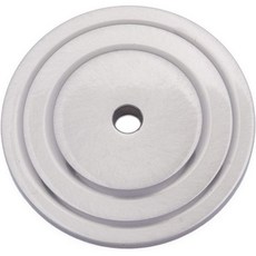 RK 인터내셔널 RKI 새틴 니켈 파워터 BP 7821P 플레인 싱글홀 백플레이트, Satin Nickel/Pewter