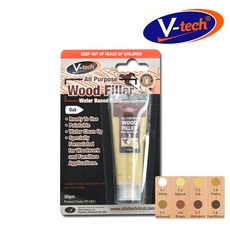 브이텍 우드필러 50g VT-135 퍼티 나무 원목 가구 마루 바닥 보수 흠집 메꾸미 셀프, 브이텍 우드필러 50g(내추럴), 1개
