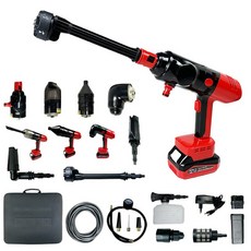 OULIGEN 다용도 4in1 무선 고압세척기 세차기 무선 청소기 에어펌프 4000mAh, 1개