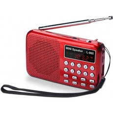 [독일] 송웨이 휴대용 라디오 소형 FM 단파 증폭기 MP3 음악 플레이어 마이크로 USB TF 카드 녹음 기능, 단일상품
