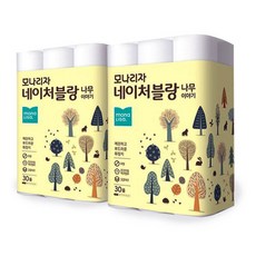 [모나리자] 나무이야기 화장지 27m 30롤 2팩, 상세 설명 참조