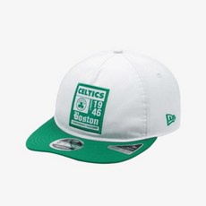 [국내 매장판] 뉴에라 모자 볼캡 공용 NBA 보스턴 셀틱스 스퀘어 라벨 A프레임 스냅백 옵틱 화이트 14205867 793036
