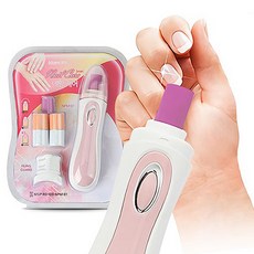 간지아뷰티 셀프 전동 네일케어 손톱 네일드릴, 1세트, 혼합색상