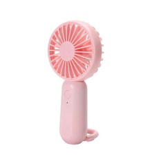 휴대용 미니 USB 충전 포켓 선풍기 학생 사무실 환경 소형 핸드헬드 등반 버클 전기 선풍기 도매, 20 카라비너 팬, 분홍색, 1개