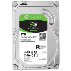 씨게이트 바라쿠다 프로 HDD, ST2000DM009, 2TB
