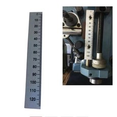 Bridgeport 밀링 머신 0-120mm 깊이 피드 로드 스케일 눈금자 알루미늄 B159 CNC 선반 기계 1 PC 신제품, 한개옵션0, 한개옵션0
