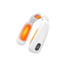 넥 히터 목걸이 손난로 넥워머 방한용품 목용 핫팩 9600Ah 대용량 목을 따뜻하게 하는 상품 목걸이 핫팩 급속발열 충전식 LED 온도 표시 배터리 내장 경량 4단계 온도 조절 보호 기능 탑재 스포츠 통근 통학 아웃도어 남녀 겸용 냉기 대책 일본어 사용설명서 화이트