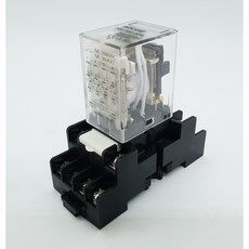 HR705-4PL 릴레이 RELAY MY4, HR705-4PL DC24V+소켓, 1개