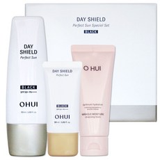 오휘 데이쉴드 퍼펙트 선 블랙 2종 스페셜 세트 / 본품 50ml+30ml+증정 클렌징 폼 40ml
