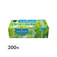 아크바 페퍼민트, 1.25g, 100개입, 2개