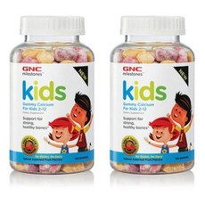 GNC 키즈구미 칼슘 120구미 2개, 어린이, 120정