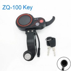 전기 스쿠터 계기판 디스플레이 핑거 스로틀 계량기, 9.ZQ-100 Key, 1개