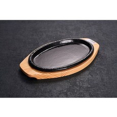 +#SSL: | 무쇠주물팬 타원 스테이크 3호 요리 접시 그릇 안주 |#W ttd, 무료배송:  본상품선택