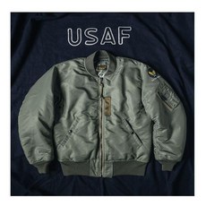 브론슨 MA-1 마원 공군 플라이트 복각 방한 재킷