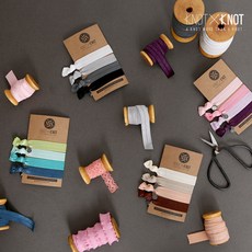 [KNOTXKNOT] 프리미엄 헤어타이 믹스컬러셋트 고무줄 리뷰후기