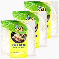 미스터라이스 월남쌈 라이스페이퍼 22cm 300g 3개입 banh trang rice paper, 3개
