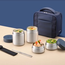 락앤락 리뉴얼 보온보냉 도시락 세트 7P Lock & Lock Lunch Box 7P, 블루, 1개