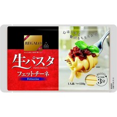 REGALO 일본직구 레가로 신선한 파스타 페투치니 6 x 110g, 사이즈, 6개