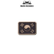 Iron Romeo 아이언 로미오 739 태극기 미니 W 패치 와펜 대한민국 벨크로 한강사, 1개
