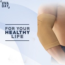 B-J잉우 건강관리용품류_VN-07 팔꿈치 보호대 압박밴드 탄력밴드_silver관련용품류 etc.