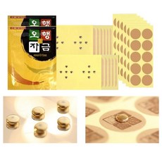 오행자금 의료용 자기발생기 94종 금도금10개+은도금10개+대형파스24장+소형패드50장, 1세트