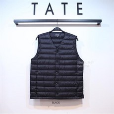 [테이트] TATE NC02 남여 브이넥 경량 패딩 조끼 KAAW9-UVT020
