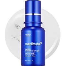 Medicube Zero Exosome Shot 7 500 PPM 스피큘 페이셜 세럼 | 리퀴드 스킨 부스터 엑소솜 AHA+BHA+PHA 모공 케어 죽은 피부 세포 질감, Zero 2,000