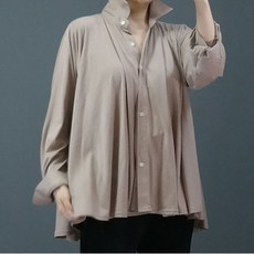 베르베네 카라훌 티셔츠 긴팔 면티 66 77사이즈 텐셀 실켓면 소프트 스판티 면블라우스 여성 여자 가을 미시옷 난닝구 구호 르베이지 화이트 베이지 블랙 명품스타일 이쁜옷 이지웨어어