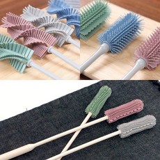 저자닷컴 실리콘 다용도 물병솔 오일병솔 페트병솔, 물병솔-다크핑크, 1개