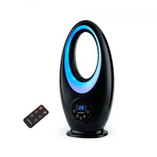 한빛 날개없는선풍기 6가지색 LED 무드램프 HV 333BR, 단품