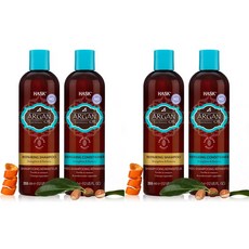 HASK Argan Oil Repairing Shampoo & Conditioner 하스크 아르간오일 리페어 샴푸 린스 355ml 2종 2세트