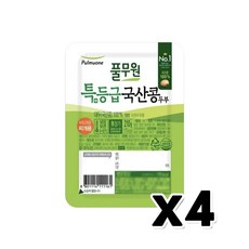 풀무원 특등급 국산콩두부 찌개용 210g x 4개