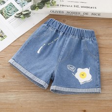 주니어여자청반바지