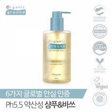 [오가닉그라운드] 탑투토 워시 300ml, 단품