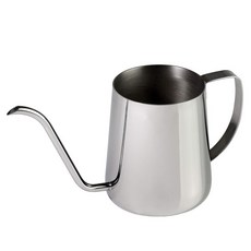 펄 금속 커피 드립 포트 390ml, 1개