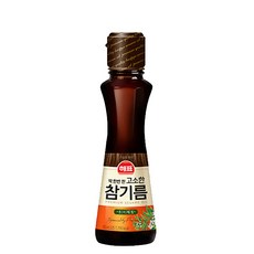 대한민국장사꾼 해표 고소한 참기름 110ml, 1개