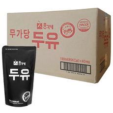총각네 검은콩 두유, 190ml, 200개