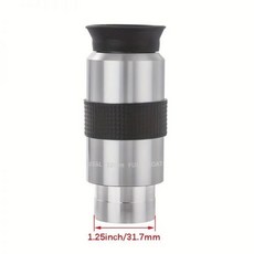 피스 고화질 다층 광대역 코팅 천체 망원경 액세서리 PLOSSL 접안 PL40mm 1.25 인치 31.7mm 인터페이스, [01] 아이피스 Silver PL40mm, 1개