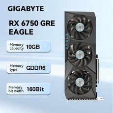 GIGABYTE RX6750GRE EAGLE 그래픽 카드 선풍기 3 개 GDDR6 256 비트 PCIe 4.0 AMD 5700x CPU 키트호환, 01 라데온 RX 6750 GRE - amd5700x